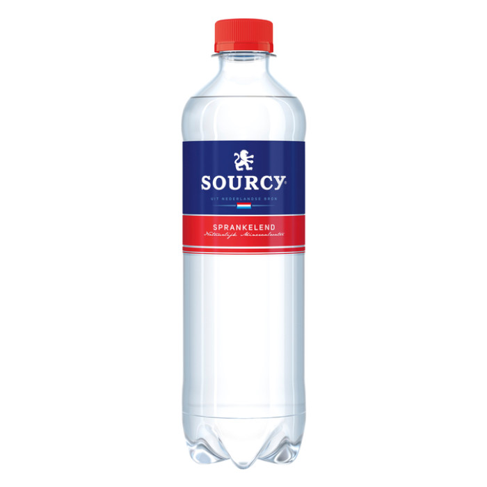 Water Sourcy rood petfles 500ml