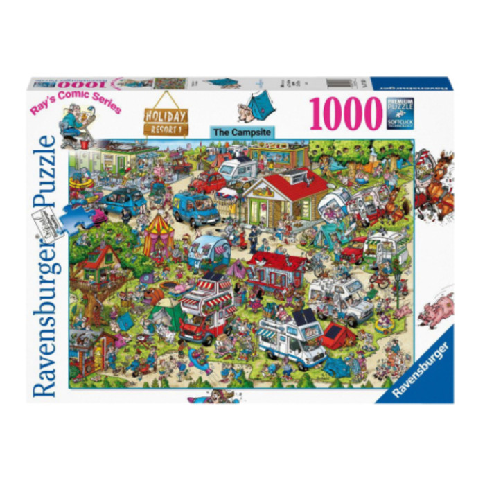 Puzzel Ray Comics Holiday resort 1 The campsite 1000 stukjes