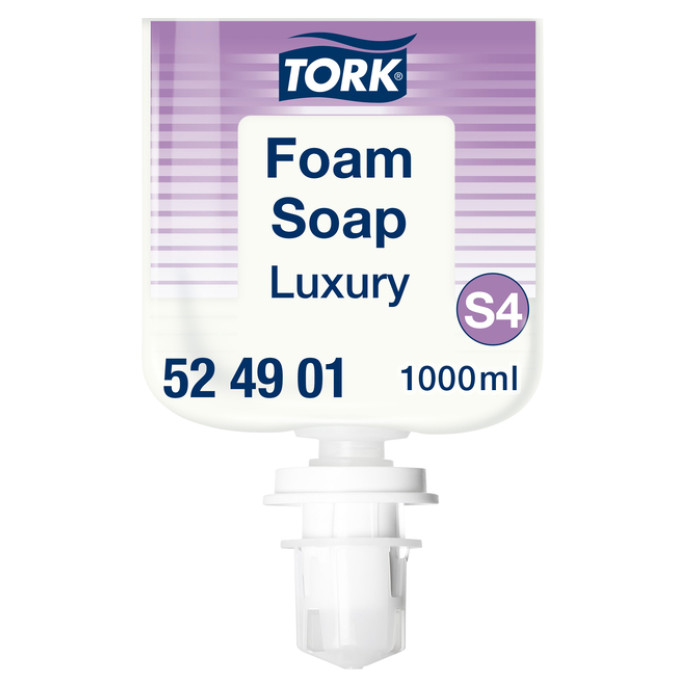 Handzeep Tork S4 foam luxe zacht geparfumeerd 1000ml 524901