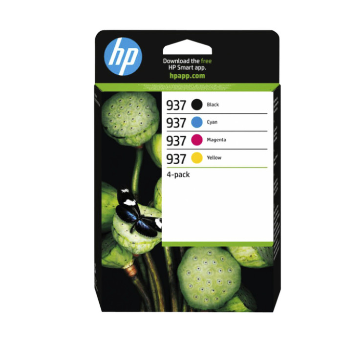 Inktcartridge HP 6C400NE 937 zwart + 3 kleuren