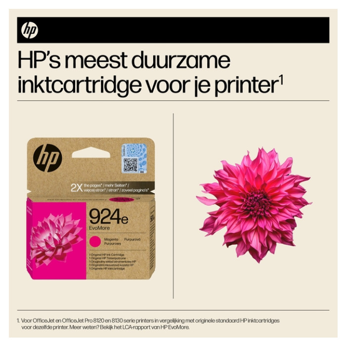 Inktcartridge HP 4K0U8NE 924E Evomore rood