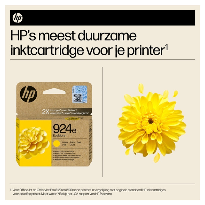 Inktcartridge HP 4K0U9NE 924E Evomore geel