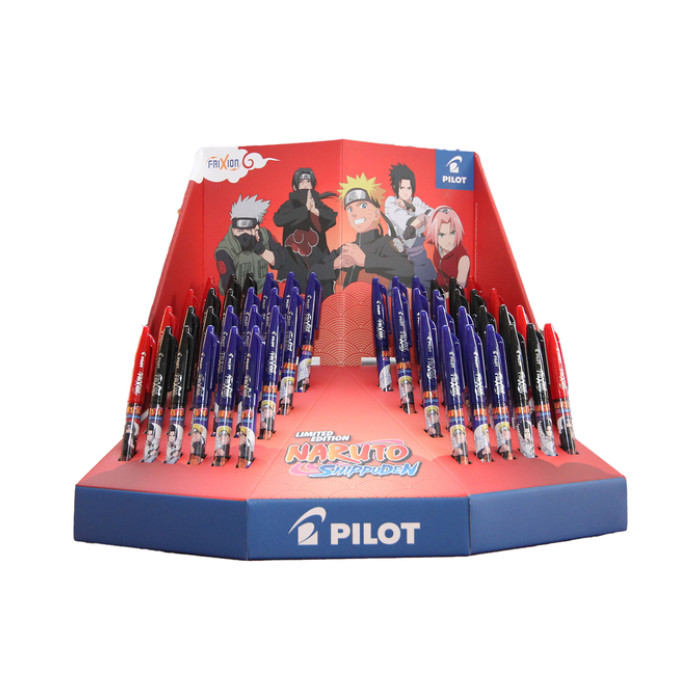 Rollerpen PILOT friXion ball Naruto medium 3 kleuren assorti