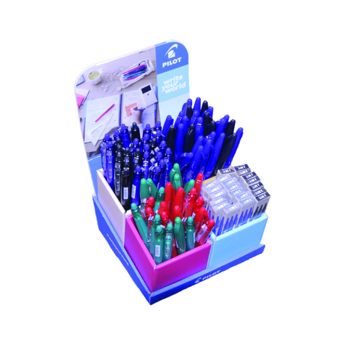 Rollerpen PILOT friXion Ball, friXion clicker en navullingen medium assorti display à 96 stuks