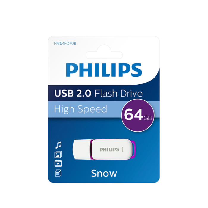 USB-stick Philips Flash Drive Snow 64GB USB 2.0