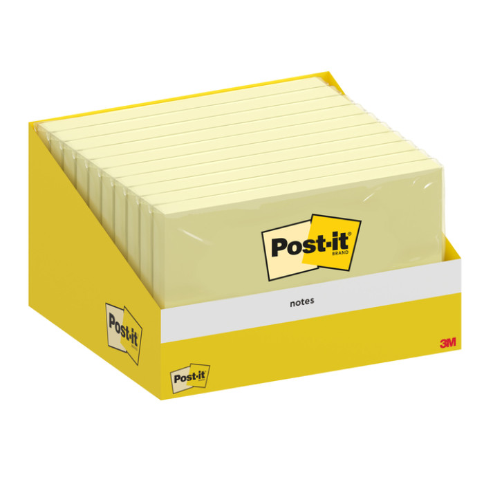 Memoblok 3M Post-it 6830 Notes76x127mm Canary Yellow