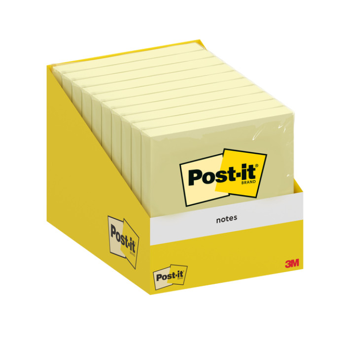 Memoblok 3M Post-it 6820 76x76mm Notes Canary Yellow