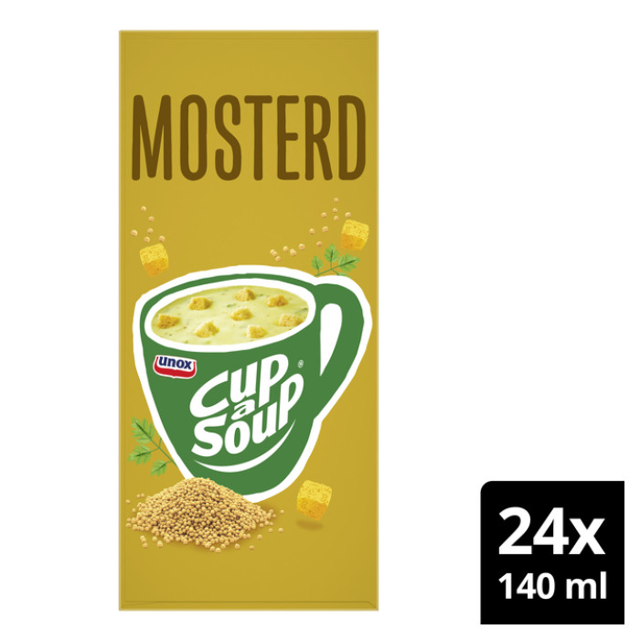 Cup-a-Soup Unox mosterd 24x140ml