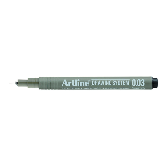 Fineliner Artline technisch 0.03mm zwart