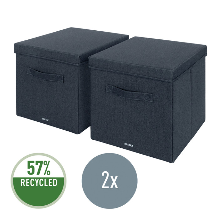 Opbergdoos Leitz gestof met deksel 330x325x380