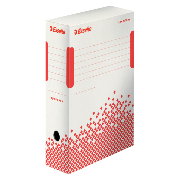Archiefdoos Esselte Speedbox 100x250x350mm wt