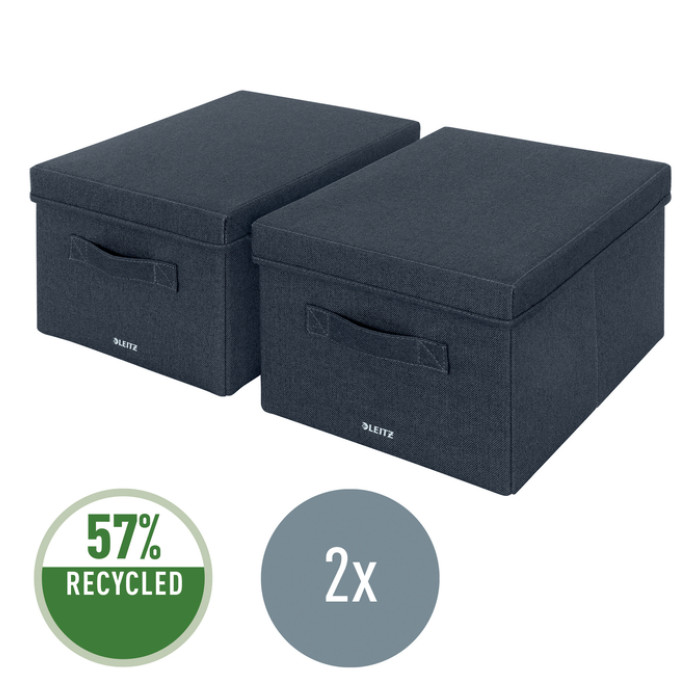 Opbergdoos Leitz gestof met deksel 285x203x380