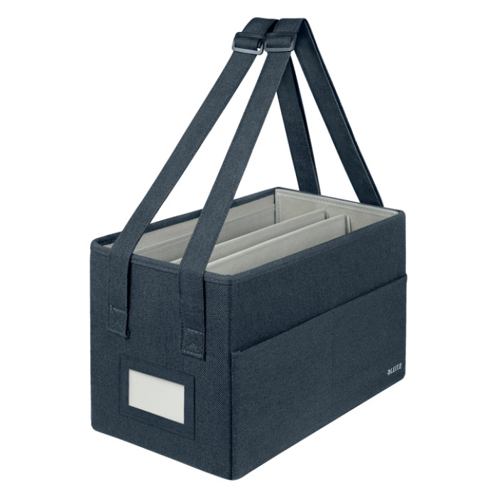 Opbergtas Leitz gestoffeerd 200x210x355mm gr