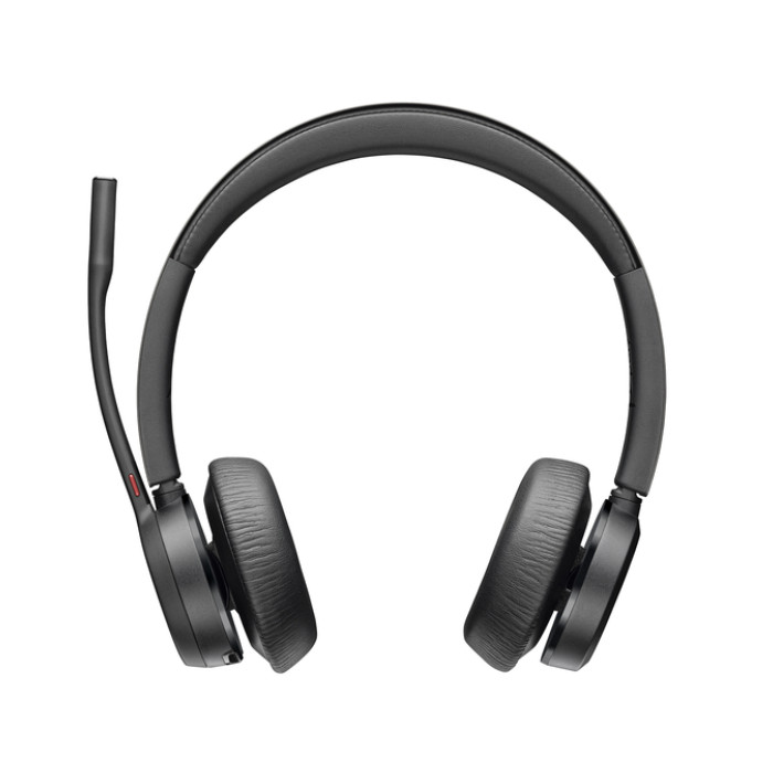 Headset HP POLY Voyager 4320-M met BT700 dongle en oplaadstatief