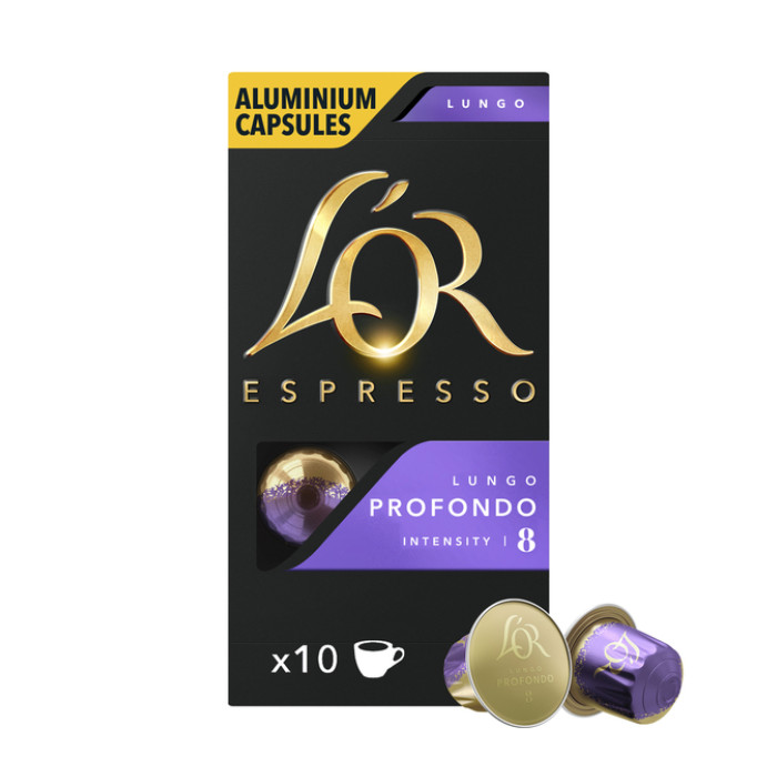 Koffiecups L'Or espresso Lungo Profondo 10 stuks