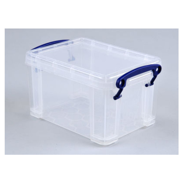 Opbergbox Really Useful 1.6 liter 195x135x110mm transparant wit