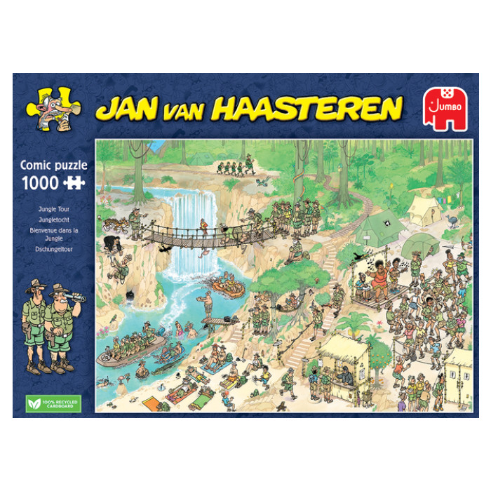 Puzzel Jan van Haasteren Jungletocht 1000st