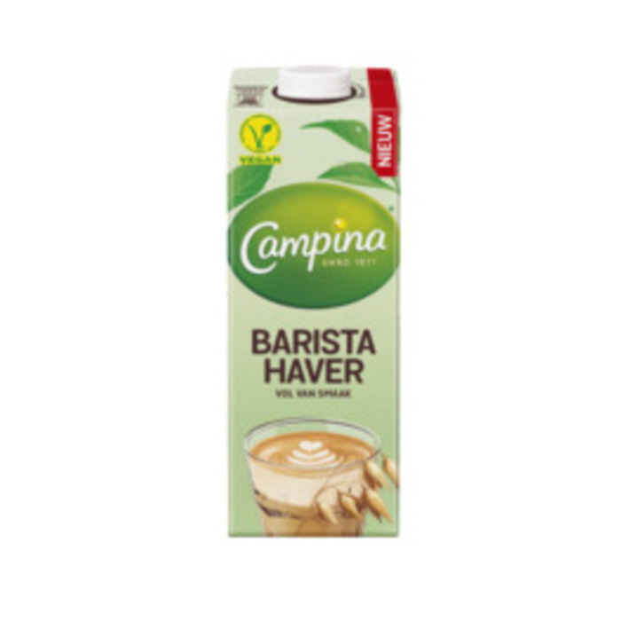 Haverdrink Campina plantaardig Barista pak 1 liter