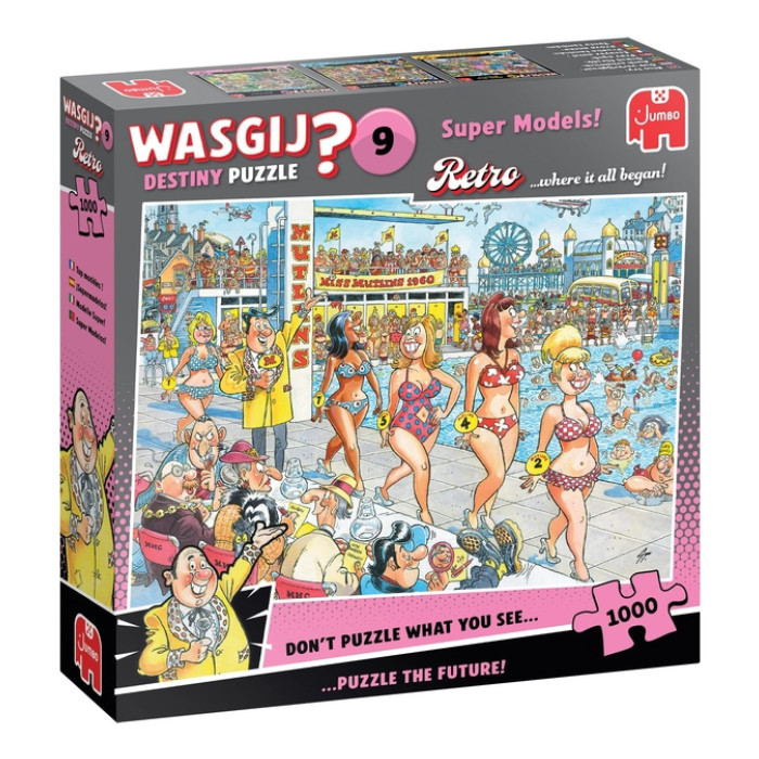 Wasgij Retro Destiny 9 - Super Models! 1000 st