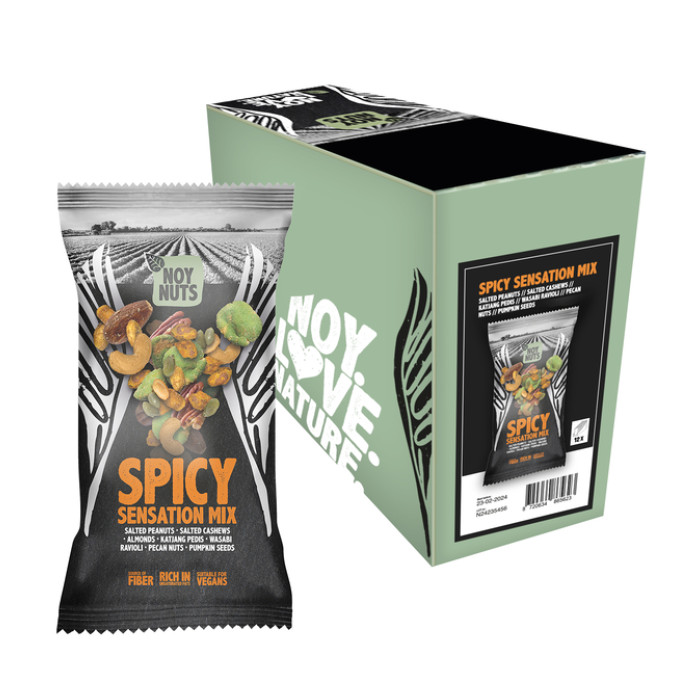 Noten NoyNuts spicy sensation mix zak 45 gram