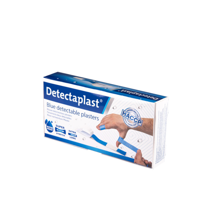 Waterafstotende blauwe pleister Detectaplast 180x20mm