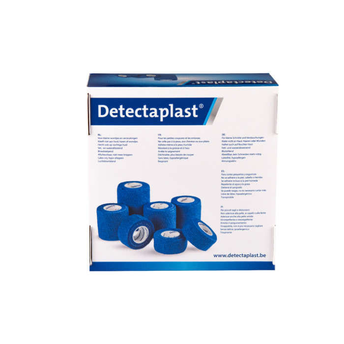 Kohesief verband blauw Detectaplast assorti 7stuks