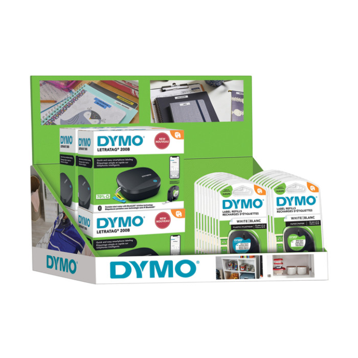 Labelprinter Dymo LetraTag 200B 12mm display