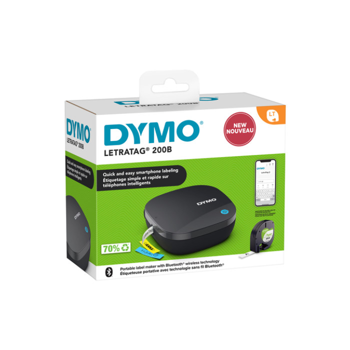 Labelprinter Dymo LetraTag 200B 12mm display