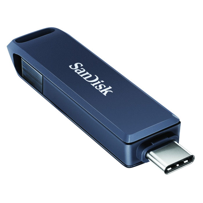 Phone Drive 128GB lightning- USB-C blauw