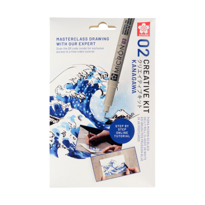 Tekenset Sakura Creative Kit Kanagawa 6 stuks