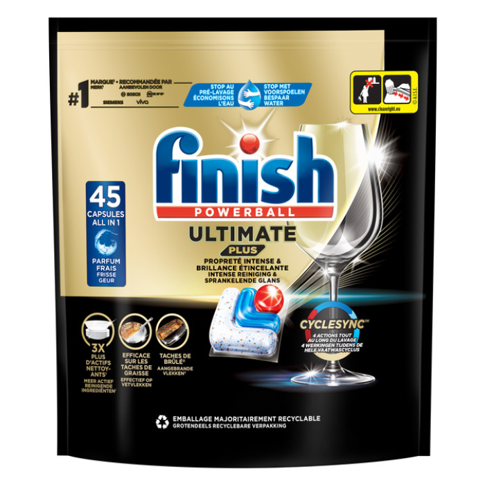 Vaatwastabletten Finish Ultimate Plus 45st