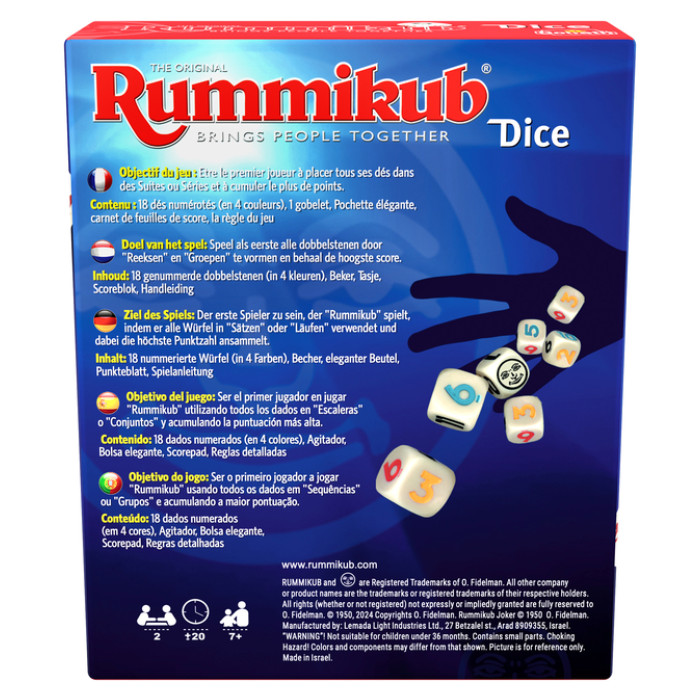 Spel Rummikub Express Dice