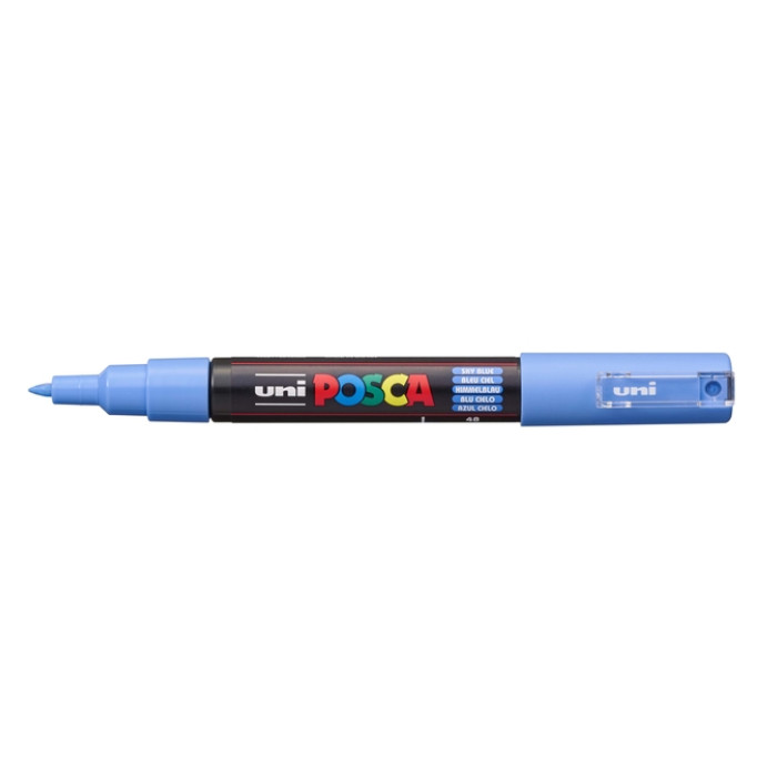 Verfstift Posca PC1MC extra fijn hemelsblauw