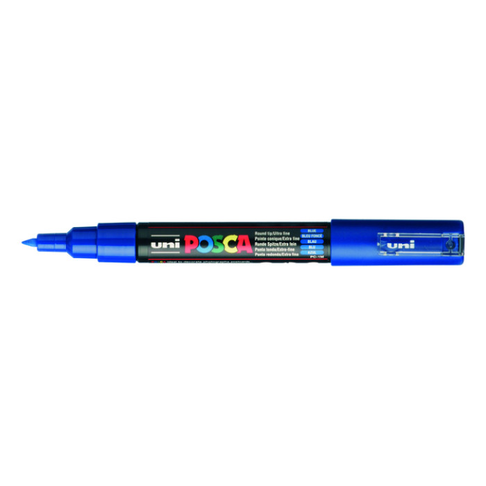 Verfstift Posca PC1MC extra fijn donkerblauw