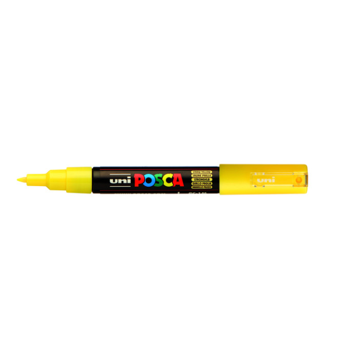 Verfstift Posca PC1MC extra fijn strogeel