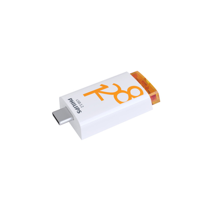 USB Stick Philips Click USB-C 128GB Sunrise Orange