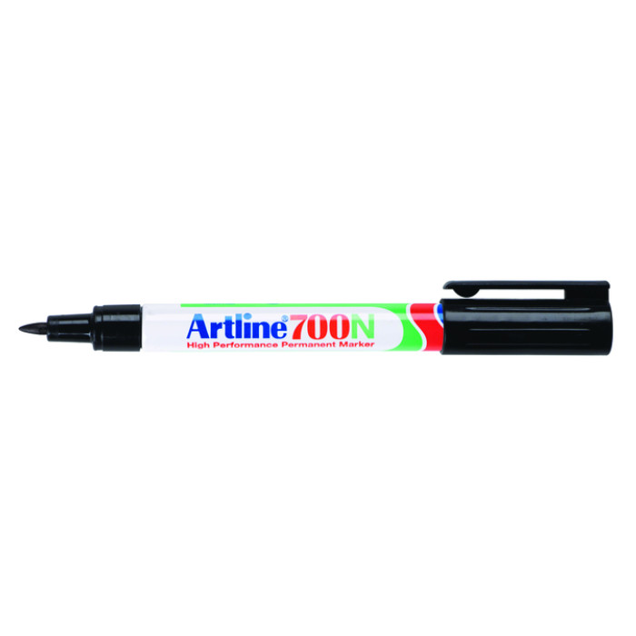 Viltstift Artline 700 rond 0.7mm zwart blister à 1 stuk