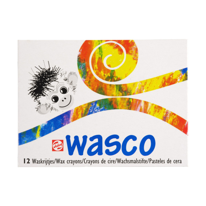 Waskrijt Talens Wasco set á 12 kleuren