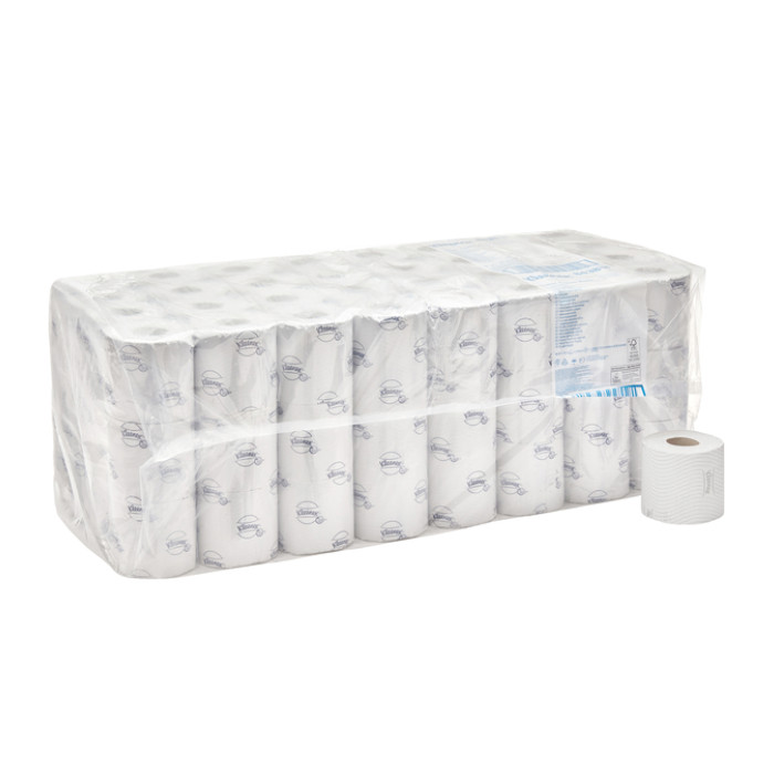 Toiletpapier Kleenex 2-laags 250vel individueel wit 8438