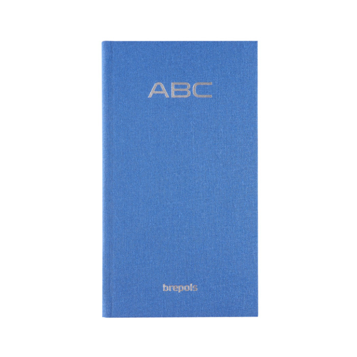 Adresboek Brepols Notaphone Nature blauw