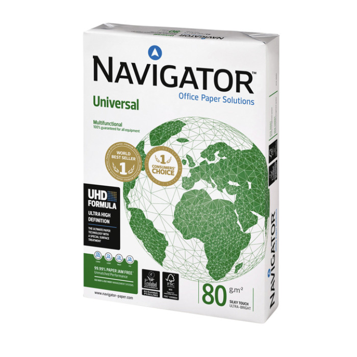 Kopieerpapier Navigator Universal A4 80gr wit 400 vel