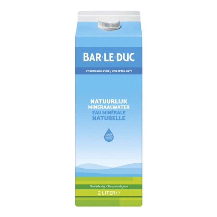 Water Bar-le-Duc koolzuurvrij 2 liter