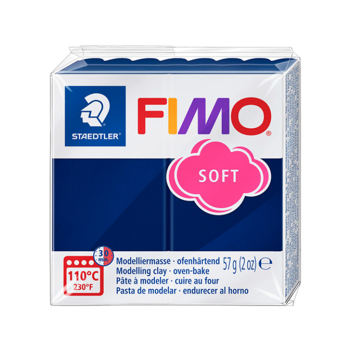 Boetseerklei Fimo soft 57 gram windsorblauw