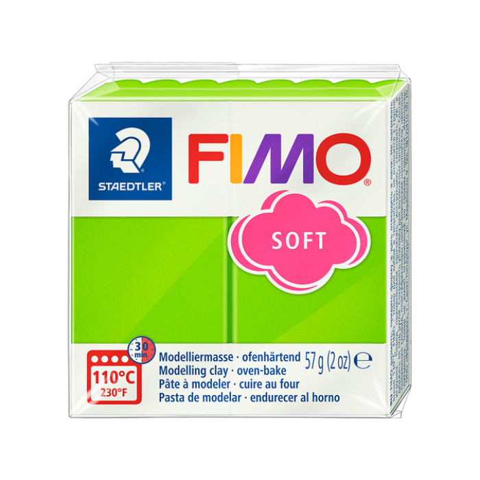 Boetseerklei Fimo soft 57 gram appelgroen