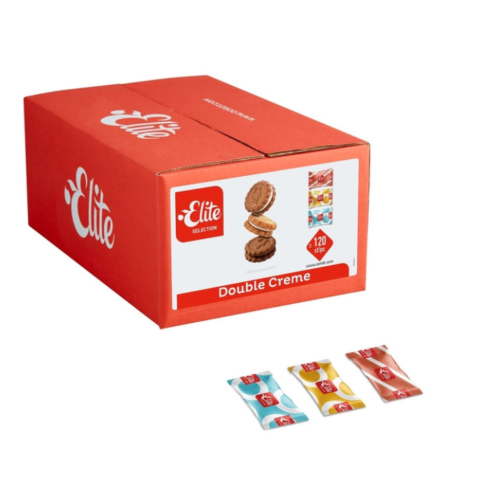 Koekjes Elite Selection Double Crème mix 120 stuks