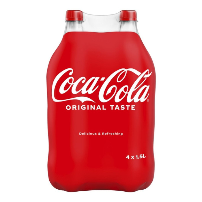 Frisdrank Coca Cola regular petfles 1.5 liter