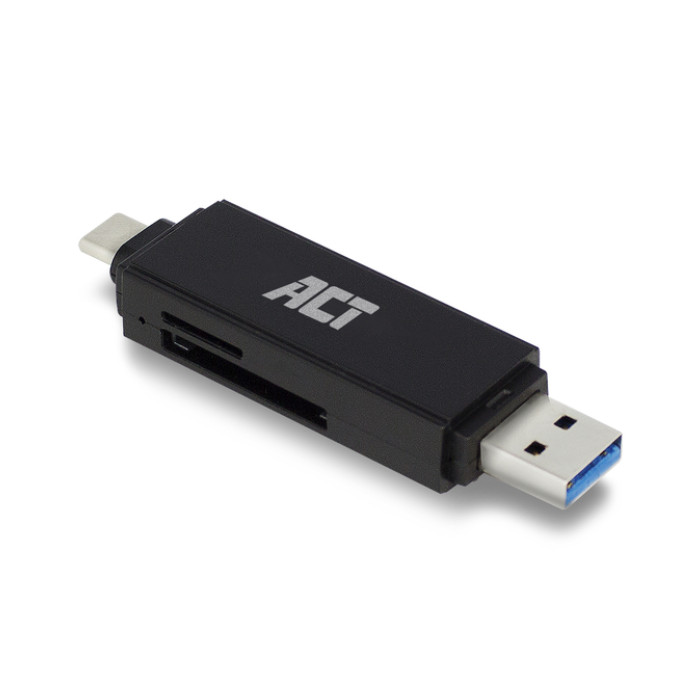 Kaartlezer ACT USB-C/USB-A 3.0