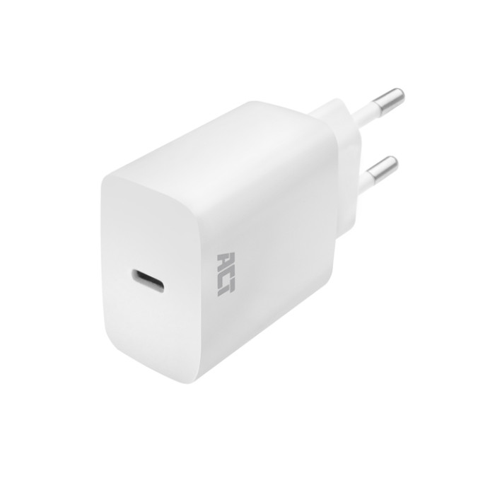 Oplader ACT USB-C 1-poort 20W Power Delivery