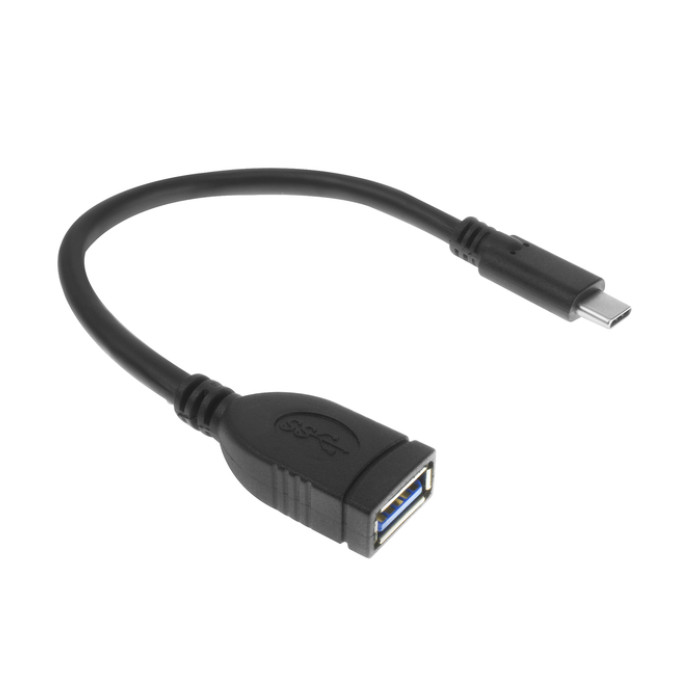 Kabel ACT USB 3.0 OTG USB-C male naar USB-A female