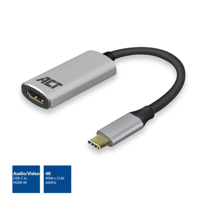 Adapter ACT USB-C naar HDMI